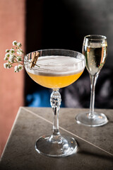 tasty cocktail in the bar