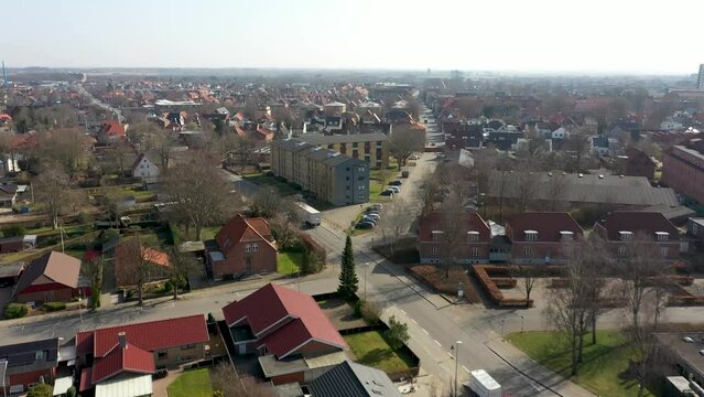 Aerial Herning Denmark 