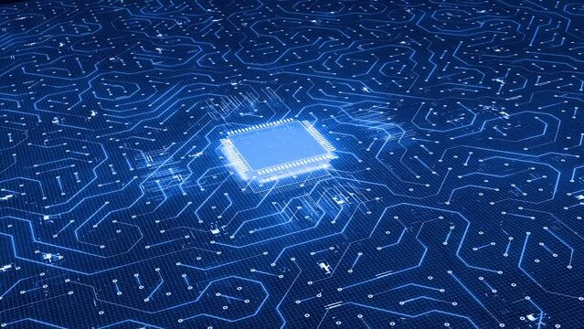 Technology sensitive intelligent chip circuit data information transmission