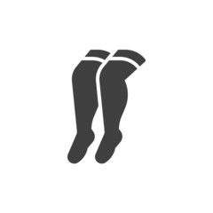 Nylon stockings vector icon