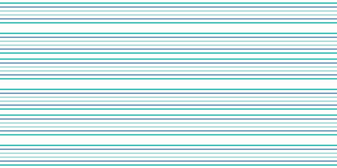 Striped pattern background. Vector seamless repeat border of horizontal stripes in blue and green. Design element banner.