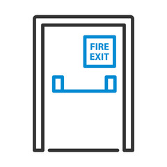 Fire Exit Door Icon