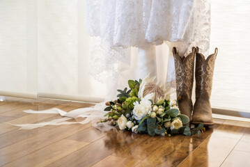 bouquet of white flowers