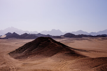 landscape in the desert