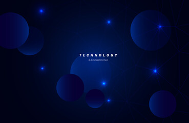 Abstract geometric modern stylish smooth dark banner background