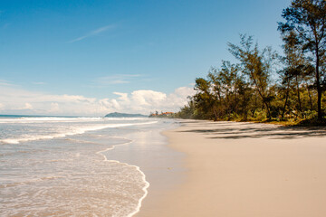 beach in winter