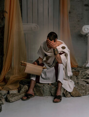 a photo story about the gospel hero Pontius Pilate, the prosecutor, taken during Holy Week