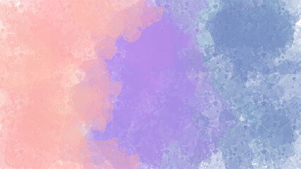 Purple watercolor background for your design, watercolor background concept, vector.
