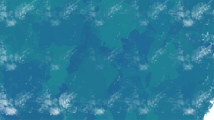 Blue watercolor background for your design, watercolor background concept, vector.