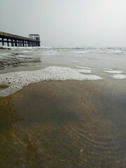 pier in the sea