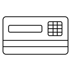 Perfect design icon of atm card