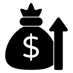 A perfect design icon of money bag