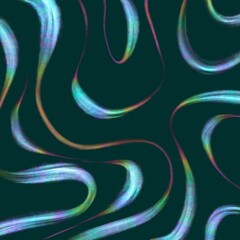 swirl hologram line background