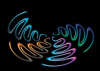 Abstract background color gradien