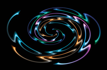 Abstract background color gradien