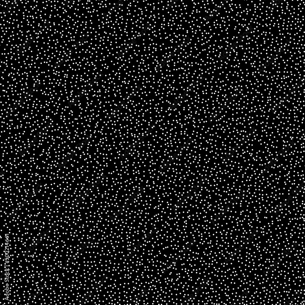 Poster abstract seamless background with random position of white dots.