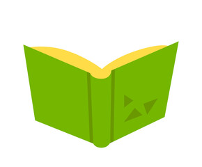 Open book icon. Vector illustration