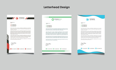 Modern Business  Letterhead  Design With premium quality. Professional or creative letterhead design for your business.