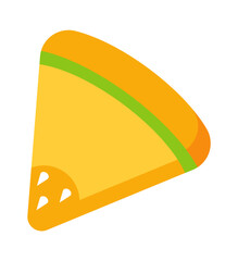 Slice of melon. Healthy Food. Vector illustration