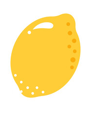 Lemon fruit. Healthy Food. Vector illustration