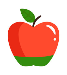 Apple fruit. Healthy Food. Vector illustration