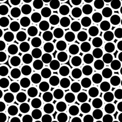 Circles pattern. Circular figures seamless ornament. Geometric motif. Rounds background. Circle shapes wallpaper. Geometrical backdrop. Digital paper, textile print, web design, abstract. Vector work.