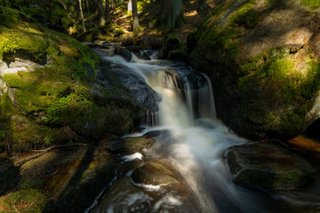 The only waterfall on the Czech side of the Bohemian Forest is very modest in height - only 1.5...