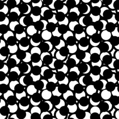 Figures, circles pattern. Circular forms seamless ornament. Geometric motif. Rounds background. Circle, ring shapes wallpaper. Rings backdrop. Digital paper, textile print, abstract. Vector work