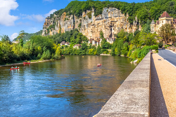 La Dordogne à la Roque-Gageac, Nouvelle-Aquitaine, France