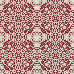 Arabic arabesque seamless pattern with ornament.  Design greeting card for Ramadan Kareem, Islamic ornamental detail of mosaic. 