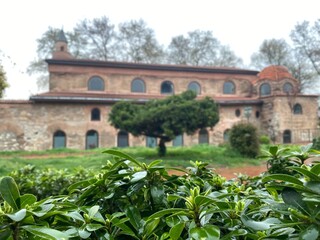 Obraz premium Church of Hagia Sophia, is a Byzantine-era basilican edifice