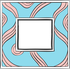 Doodle square frame