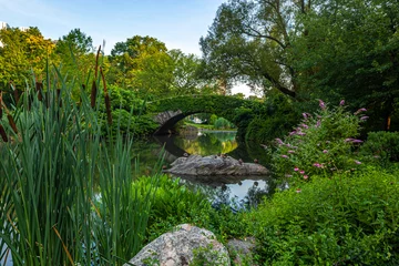 Papier Peint photo Pont de Gapstow Gapstow Bridge in Central Park