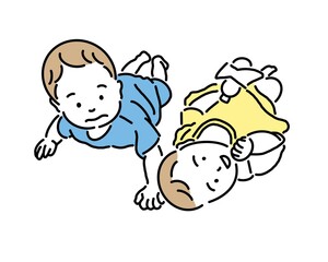 男の子と女の子の赤ちゃん