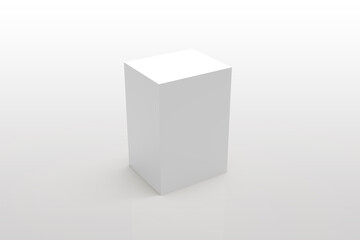 Realistic cardboard boxes mockup