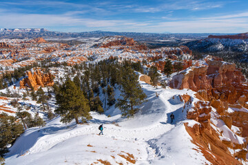 Der Bryce Canyon in Utah im Winter / USA / Roadtrip