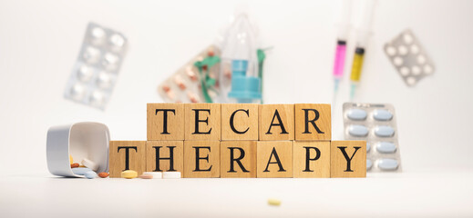 tecar therapy was created from wooden cubes. Diseases and treatments