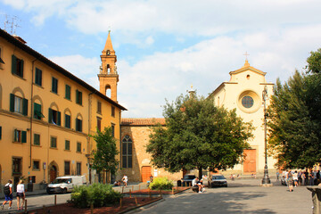 Fototapeta na wymiar Basilica Santo Spirito in Florence, Italy
