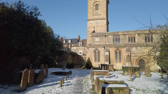 St. Mary's Church Woodstock, West Oxfordshire.  Tilt up