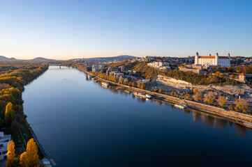 Blick vom Ufo in Bratislava