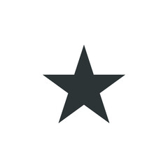 Obraz premium Vector sign of the star symbol is isolated on a white background. star icon color editable.