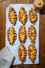 Finnish Traditional Pasties Or Pirogs - Karelian Pasties, Karelian Pies Or Karelian Pirogs From Region Of Karelia.
