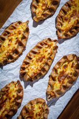 Finnish Traditional Pasties Or Pirogs - Karelian Pasties, Karelian Pies Or Karelian Pirogs From Region Of Karelia.