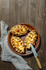 Finnish Traditional Pasties Or Pirogs - Karelian Pasties, Karelian Pies Or Karelian Pirogs From Region Of Karelia.