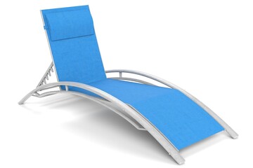3D Illustration of a Beach Chair