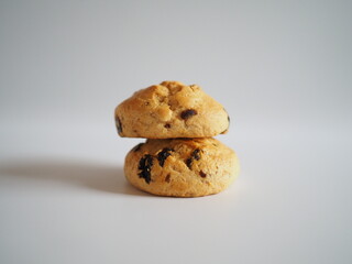 白背景にレーズンスコーン