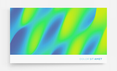 Abstract background with dynamic effect. Trendy gradients. Water surface. 3D vector Illustration for banner, flyer, poster, cover or brochure.