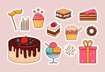 Birthday elements set