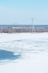 panorama of Nizhny Novgorod on a clear day