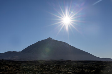 el teide at sunset tenerife